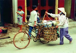 Jzdn kolo je ve Vietnamu zkladnm i nkladnm dopravnm prostedkem.